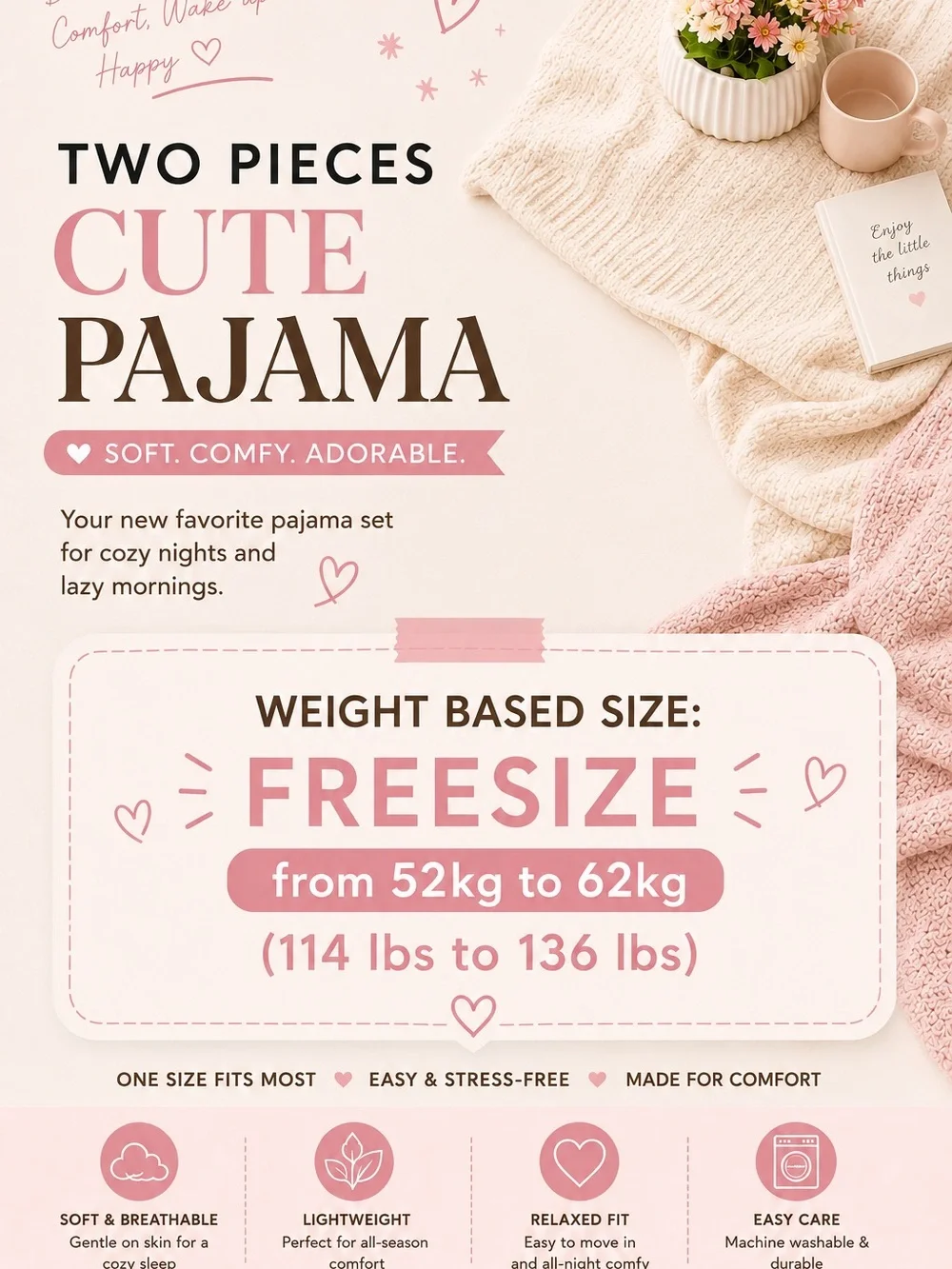 Floral Smocked Short-Sleeve Pajama Set - Multicolor Flower Print